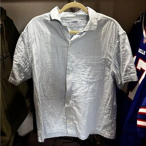 Old Navy Men's Light Blue Button-Up
